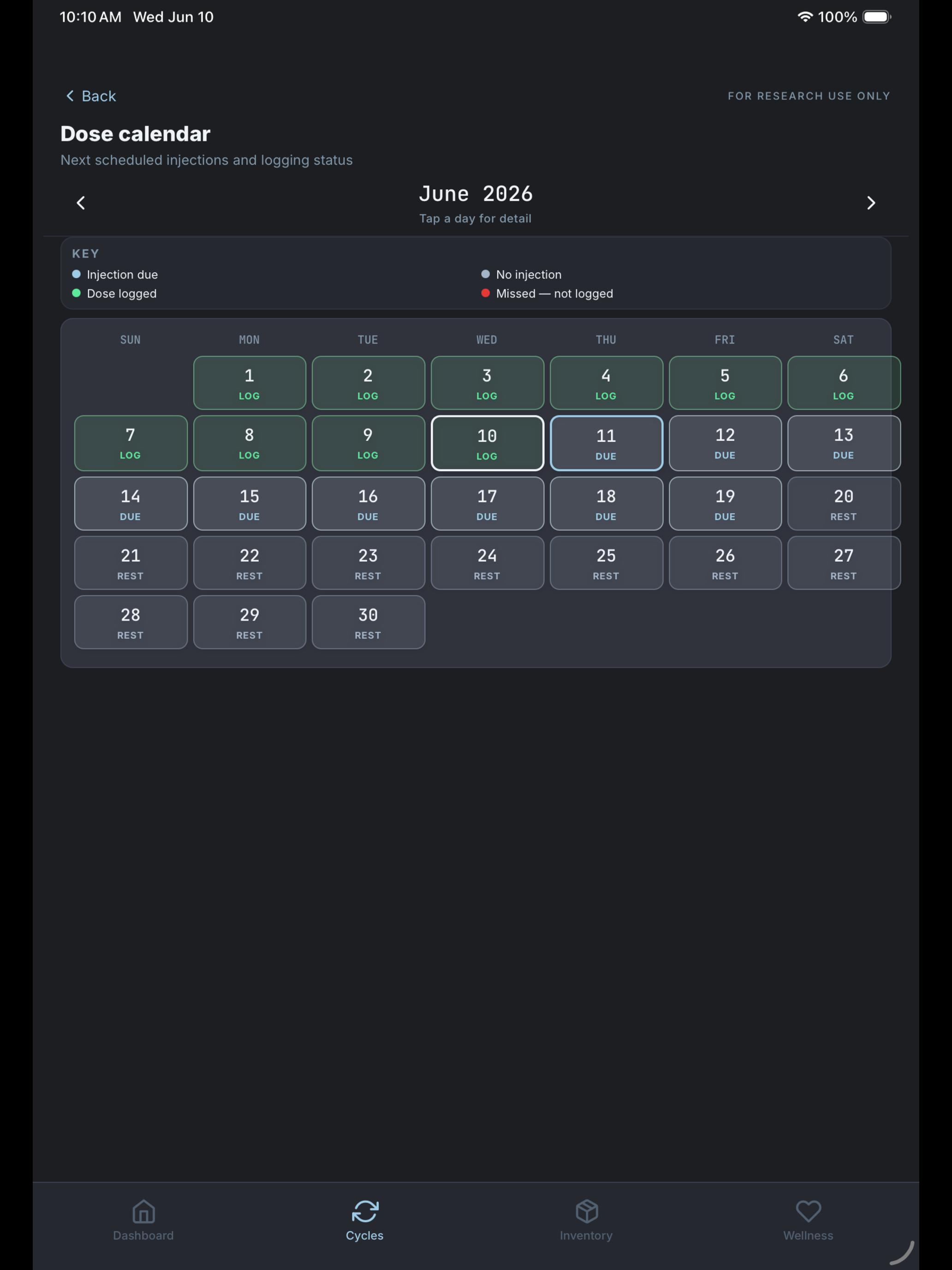 peprally-appstore-screen-03-dose-calendar.png